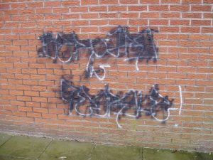 Before Graffiti Removal